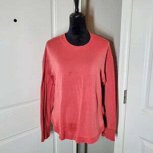 JoyLab Melon Pink Pullover Crewneck Sweatshirt Women's Size Medium